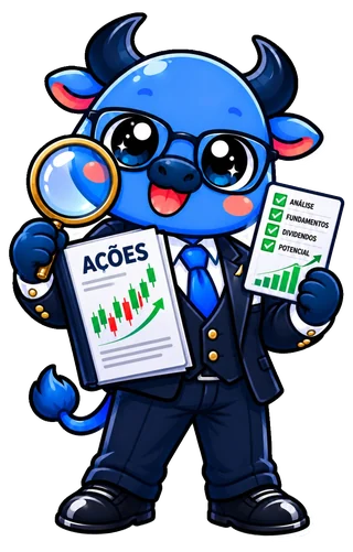 Mascote touro do Investidor Invest: BITC11