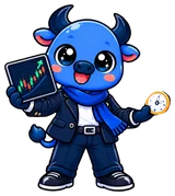 Mascote touro do Investidor Invest