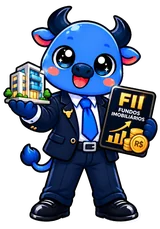Mascote touro do Investidor Invest