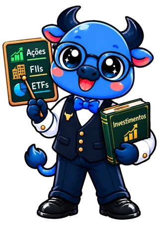 Mascote touro do Investidor Invest: Benchmark