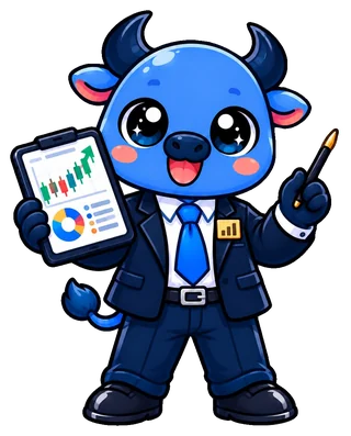 Mascote touro do Investidor Invest